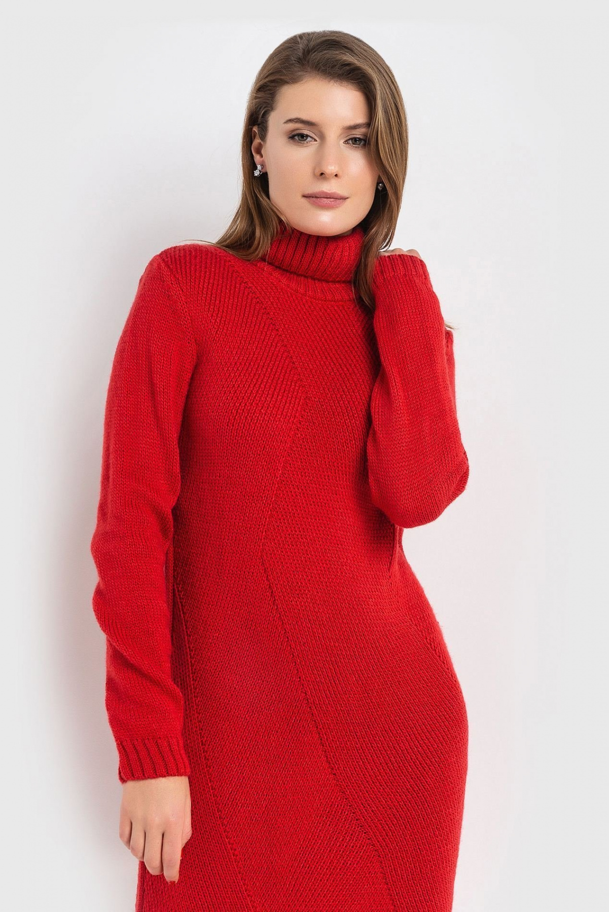 Платья VOVK модель 07256 червоний Фото