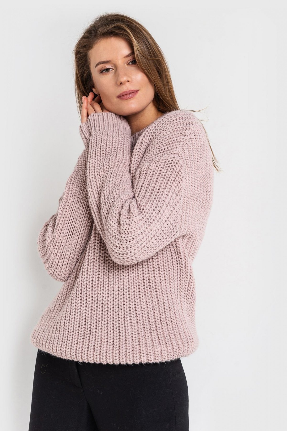 Джемпер VOVK модель 07260 фрезовий Фото