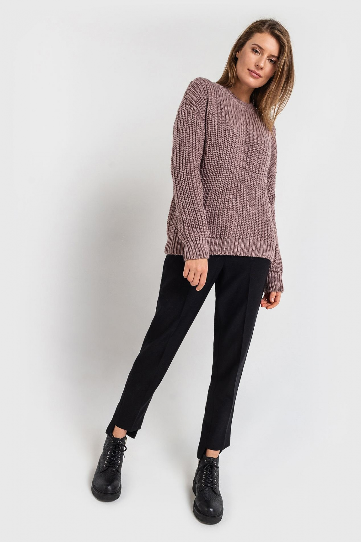 Джемпер VOVK модель 07261 фрезовий Фото