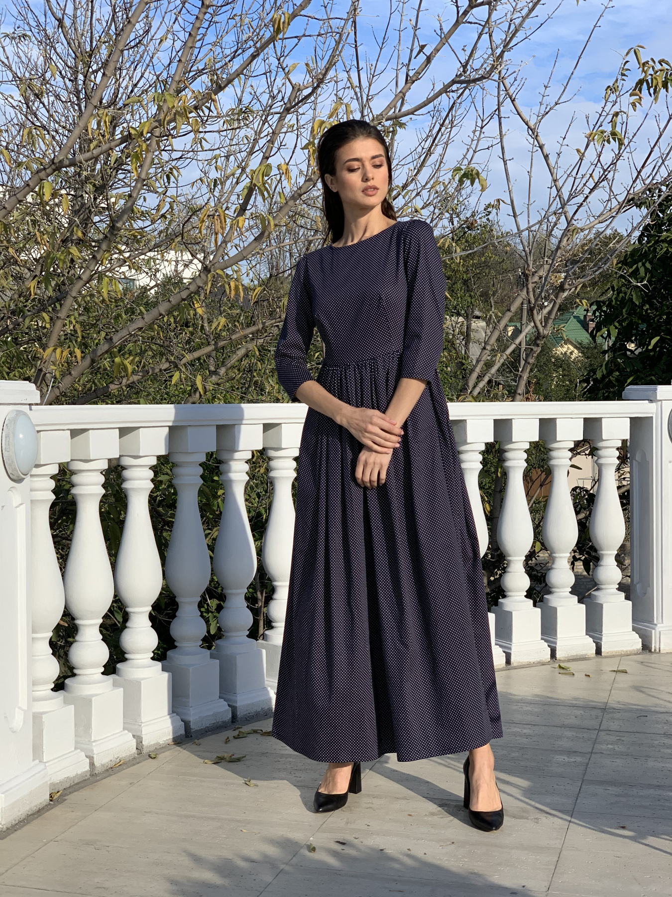 Платья VOVK модель 07873 горох Фото