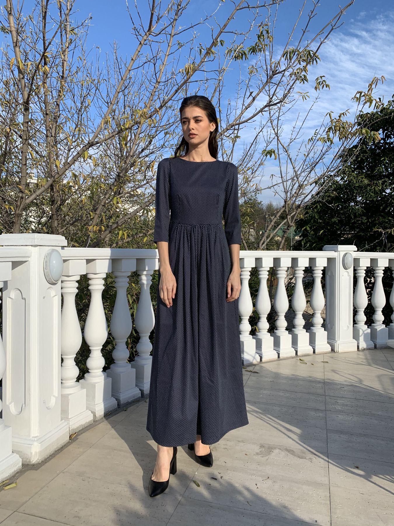 Платья VOVK модель 07873 горох Фото