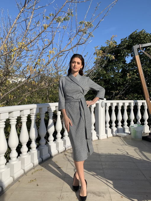 Платья VOVK модель 09948 лапка Фото