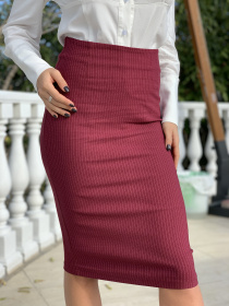 Юбки VOVK модель 09652 смужки Фото