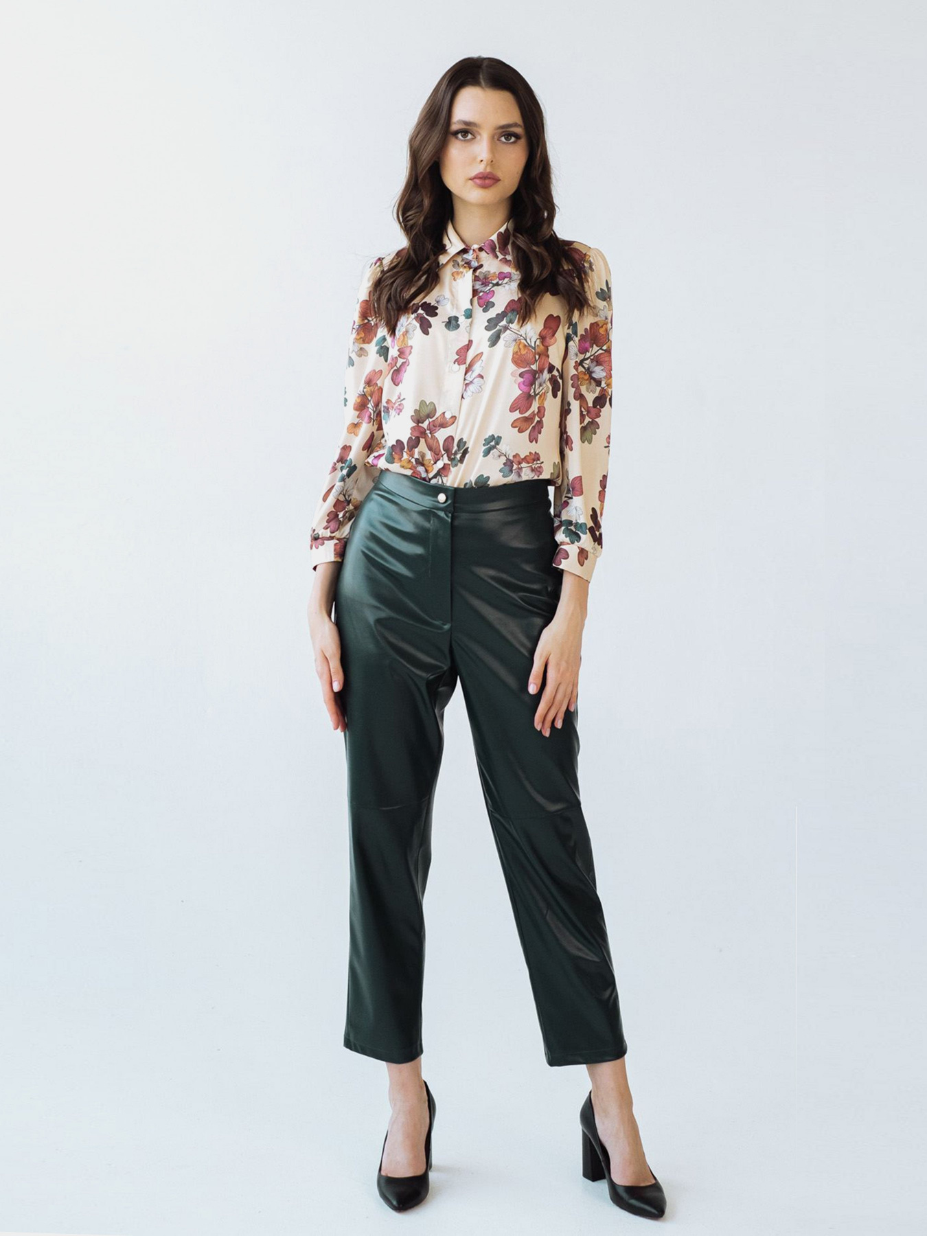 Брюки повседневные VOVK модель 07735 смарагдовий Фото