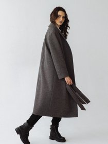 Пальто VOVK модель 09313 графіт Фото