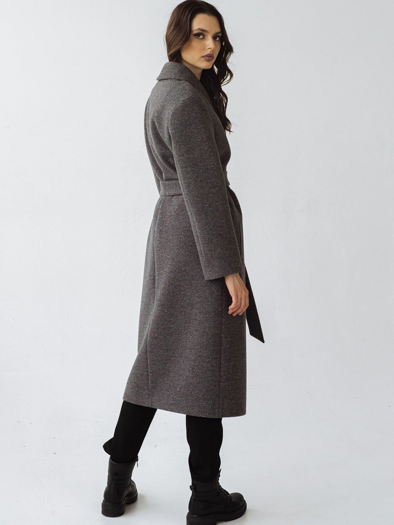 Пальто VOVK модель 09313 графіт Фото