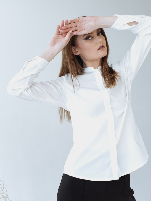 Блуза з довгим рукаом VOVK модель 09505 молочний Фото