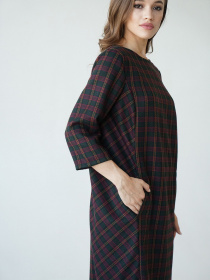 Сукні VOVK модель 09566 клітинка Сукні VOVK модель 09566 клітинка Фото