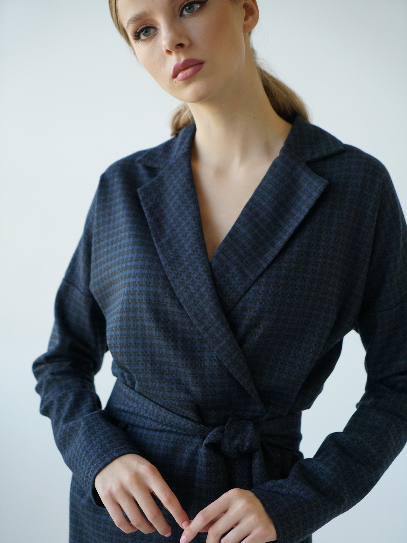 Сукні VOVK модель 09572 клітинка Фото