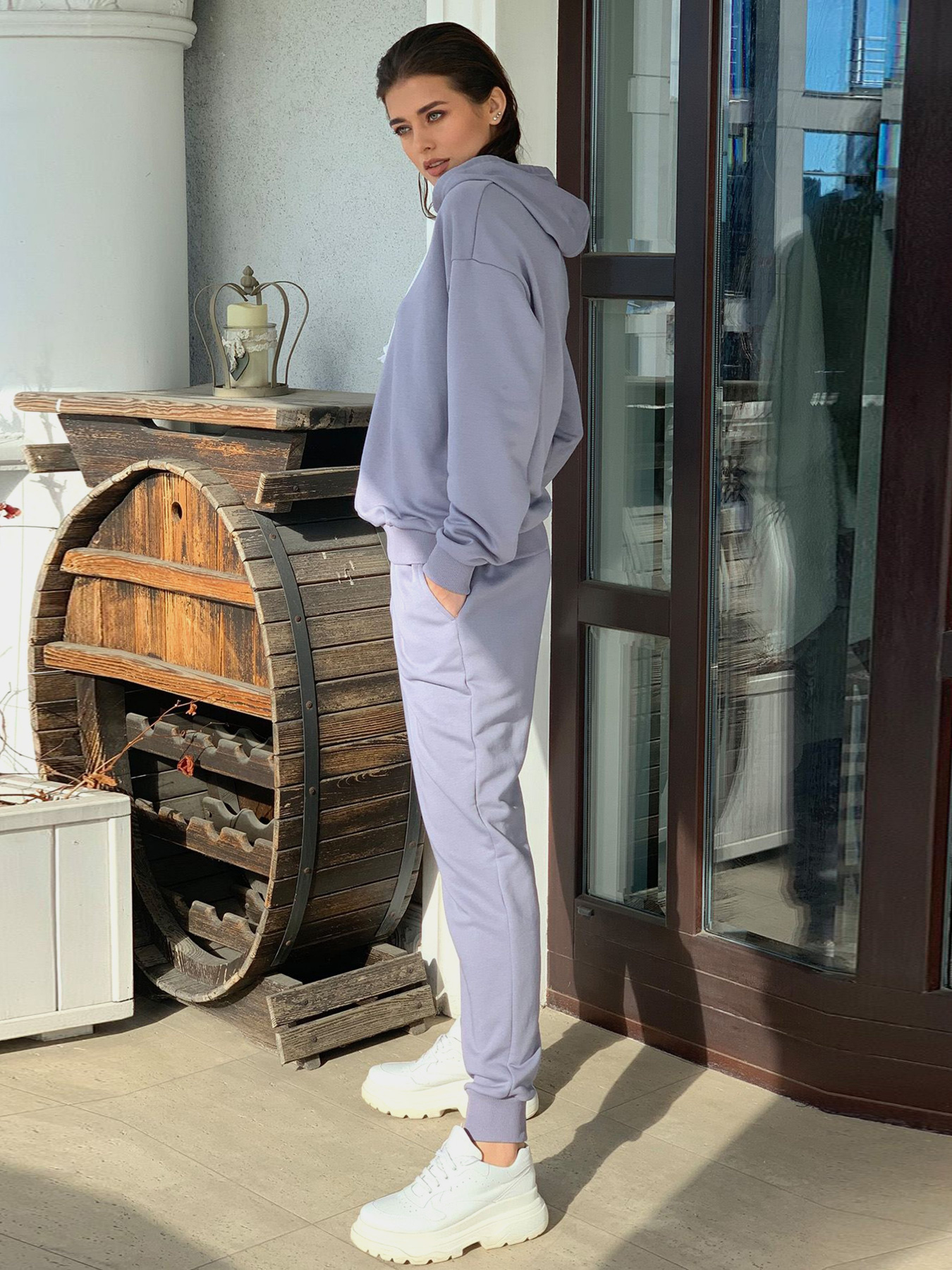 Костюми VOVK модель 09703 світло-сірий Фото