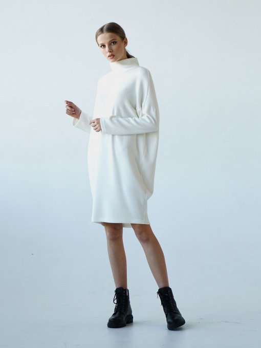 Платья VOVK модель 09739 молочний Фото