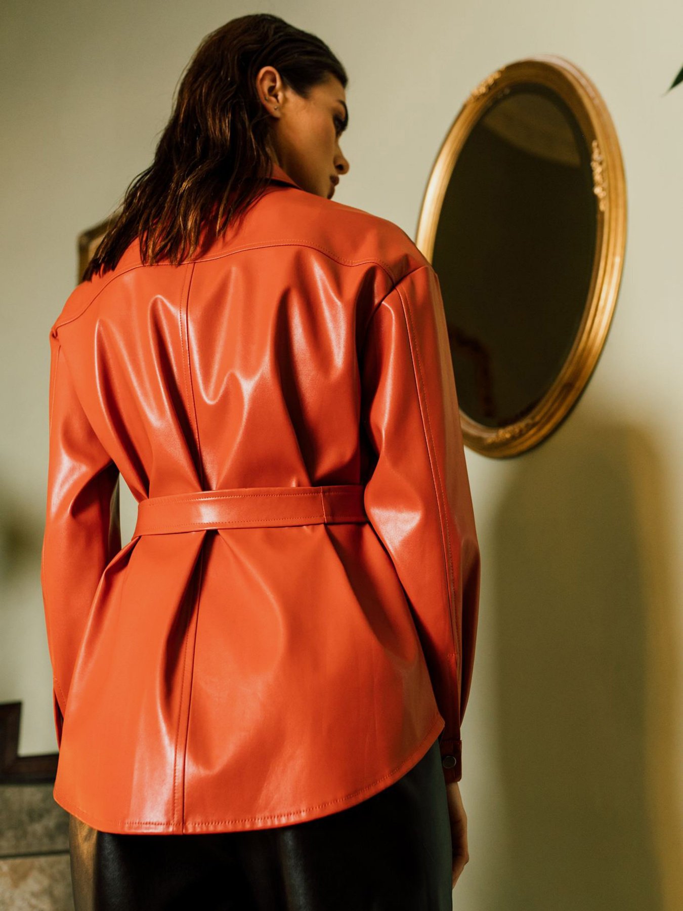 Блуза с длинным руквом VOVK модель 09796 теракот Фото