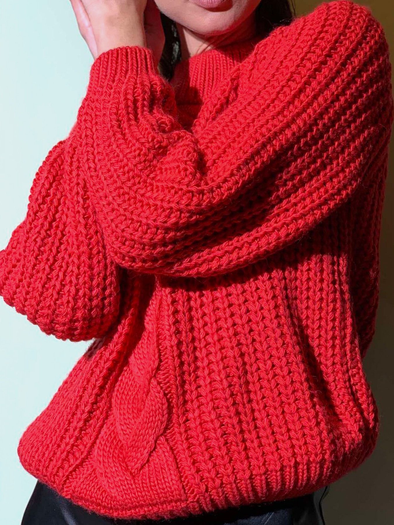 Свитер VOVK модель 09924 ягідний Фото