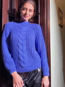 Свитер VOVK модель 09925 волошковий Фото