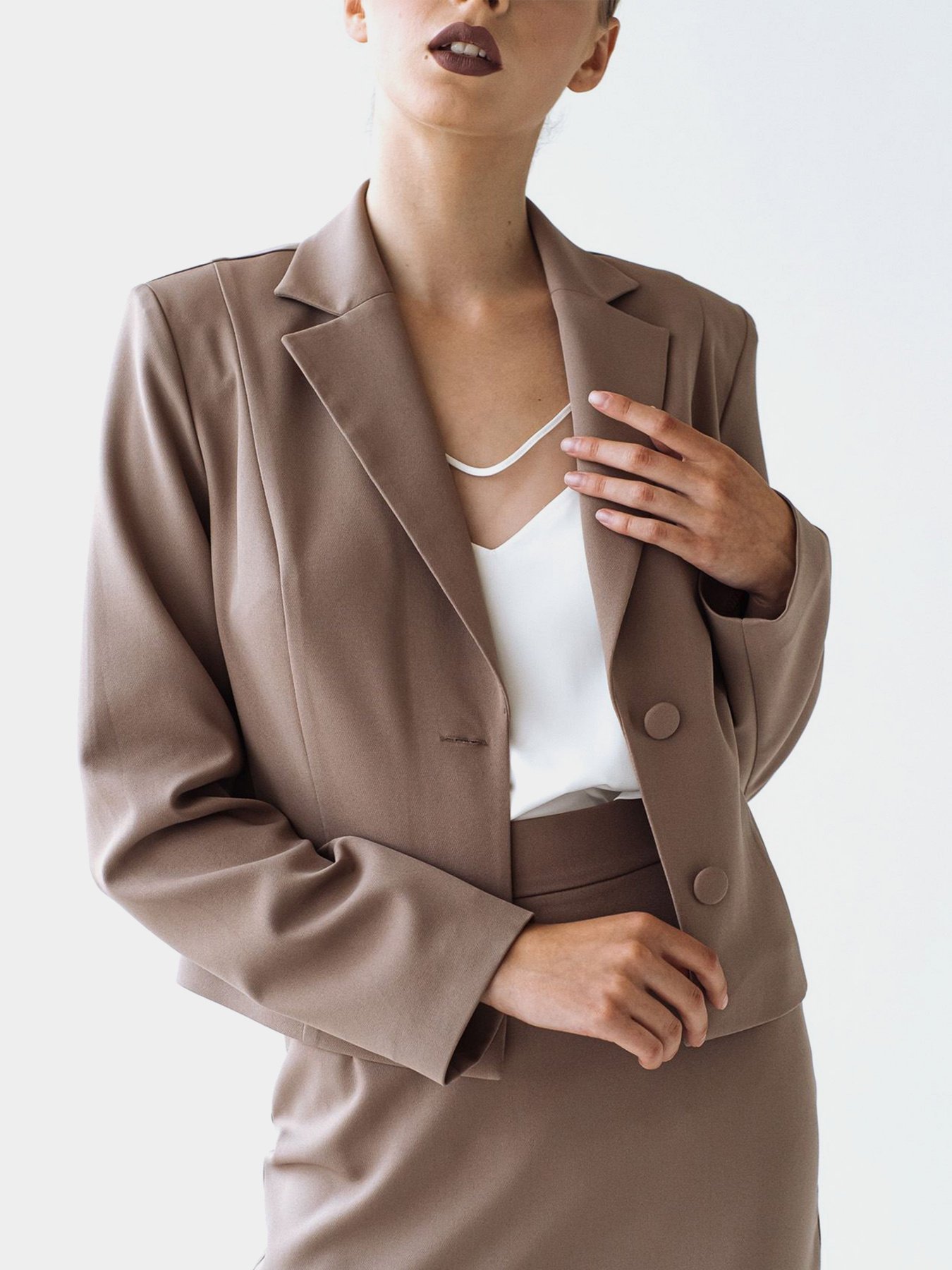 Костюмы VOVK модель 09318 капучіно Фото