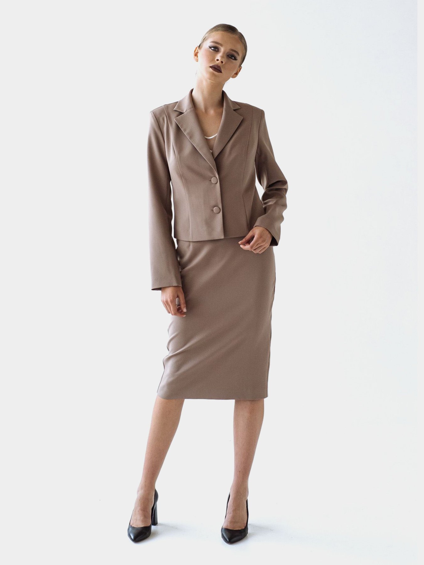 Костюмы VOVK модель 09318 капучіно Фото