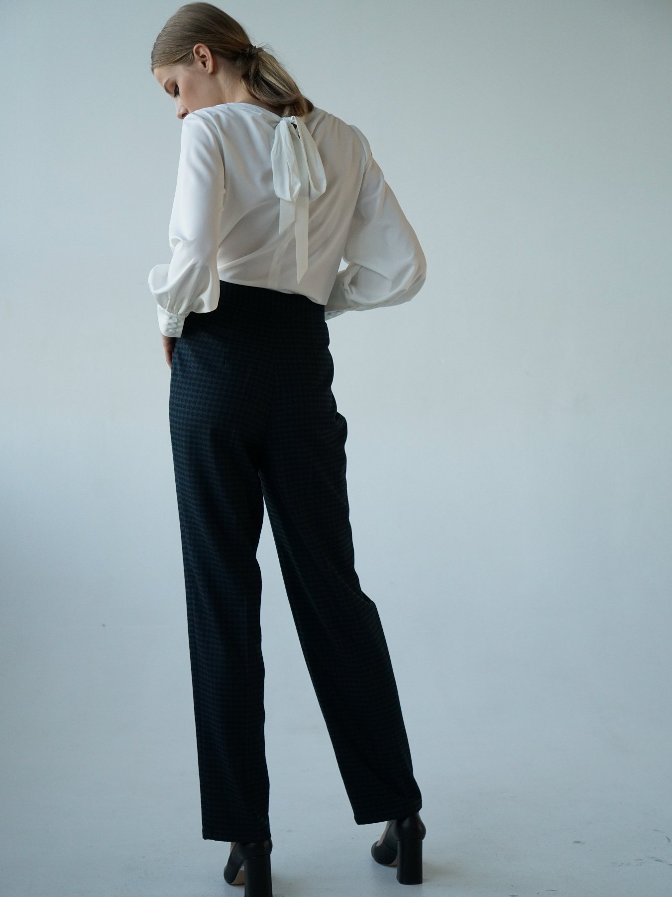 Повсякденні штани VOVK модель 09654 клітинка Фото