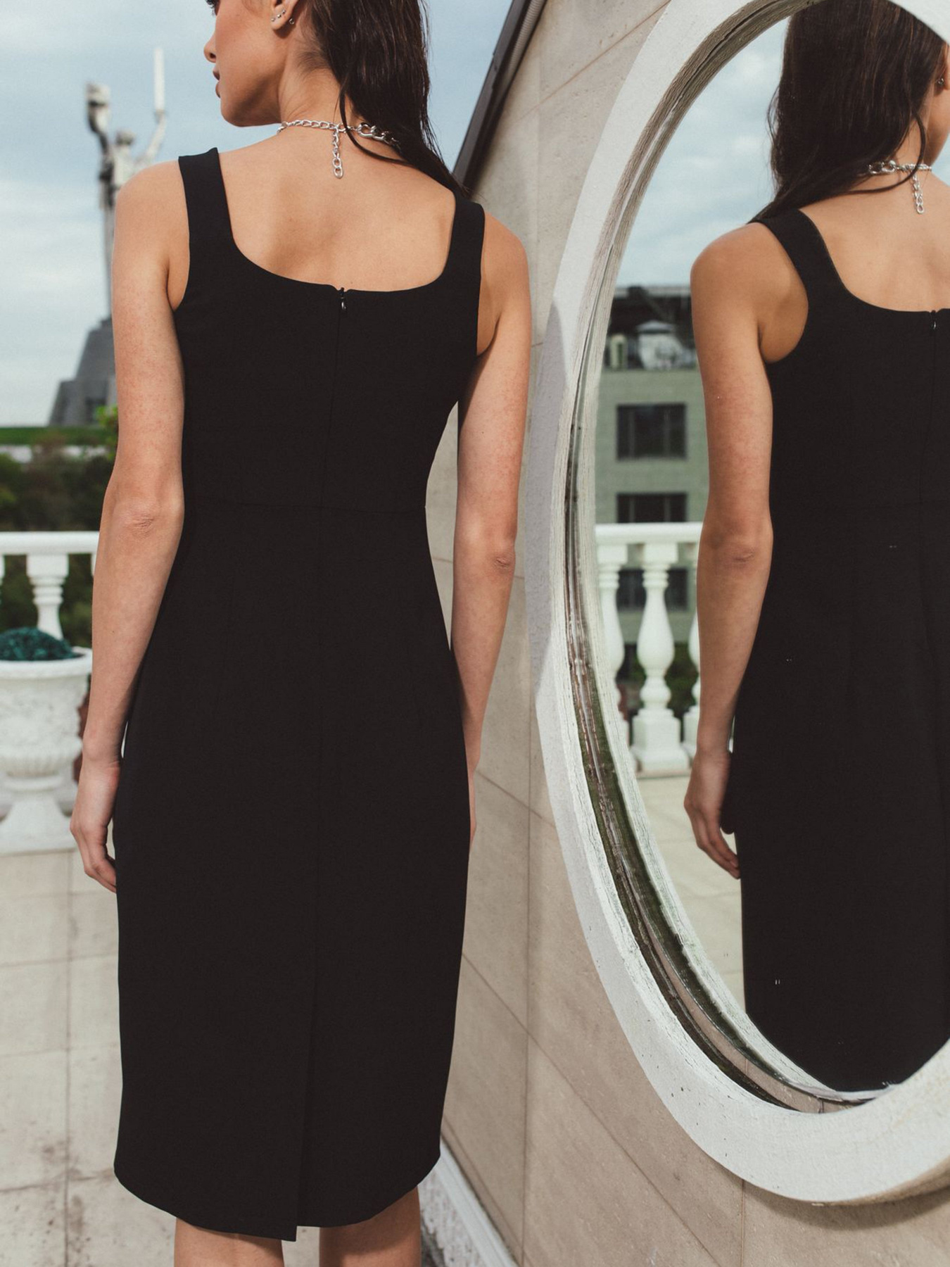 Платья VOVK модель 09588 чорний Фото