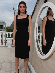 Платья VOVK модель 09588 чорний Фото