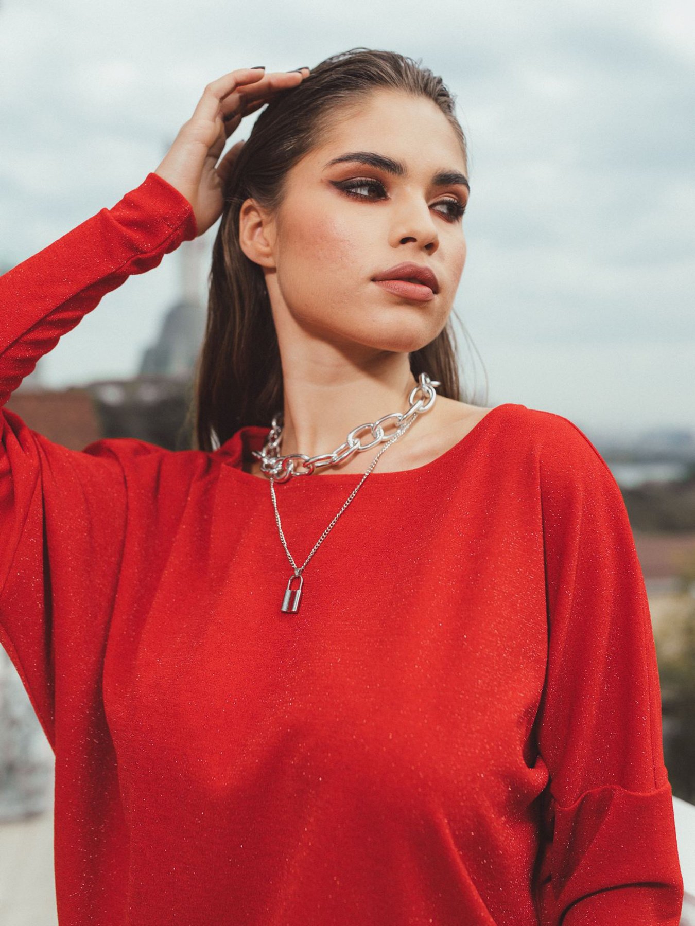 Платья VOVK модель 010212 червоний Фото