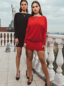 Платья VOVK модель 010212 червоний Фото