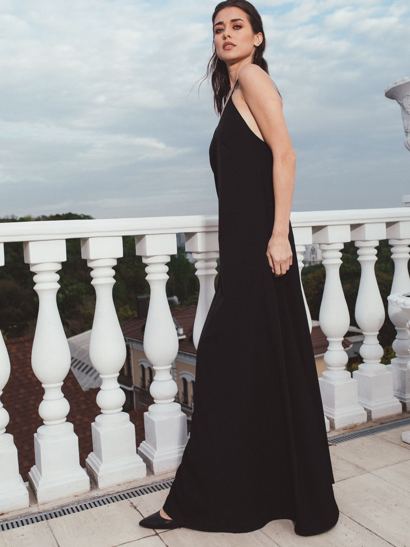 Платья VOVK модель 05943 чорний Фото