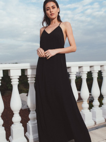 Платья VOVK модель 05943 чорний Фото