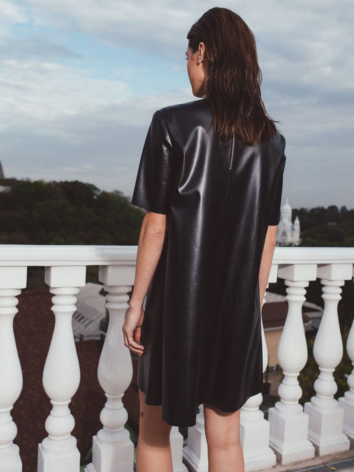 Платья VOVK модель 09953 чорний Фото