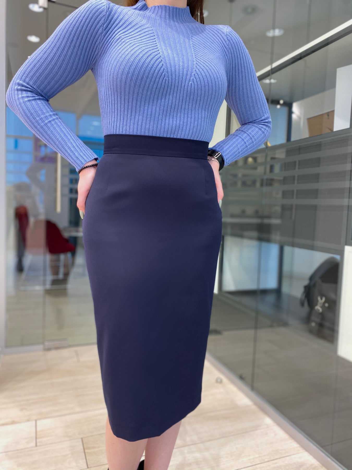 Спідниці VOVK модель 010118 синій Фото