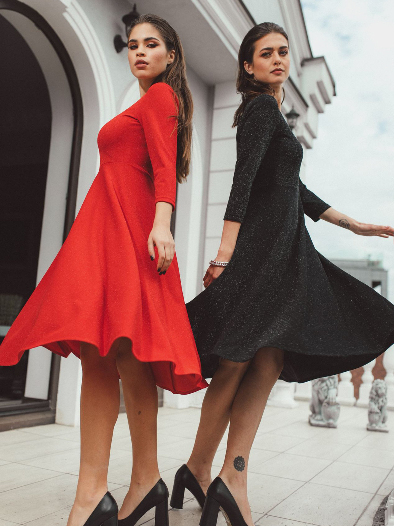 Платья VOVK модель 010207 червоний Фото