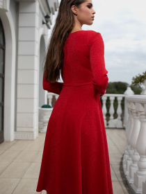 Платья VOVK модель 010207 червоний Фото