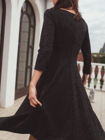 Платья VOVK модель 07242 чорний Фото