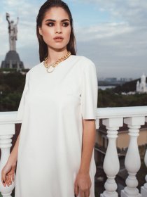 Сукні VOVK модель 010024 молочний Фото