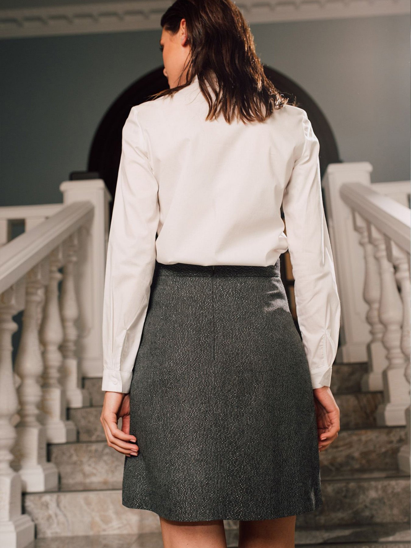 Юбки VOVK модель 09959 графіт Фото