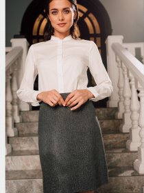 Юбки VOVK модель 09959 графіт Фото