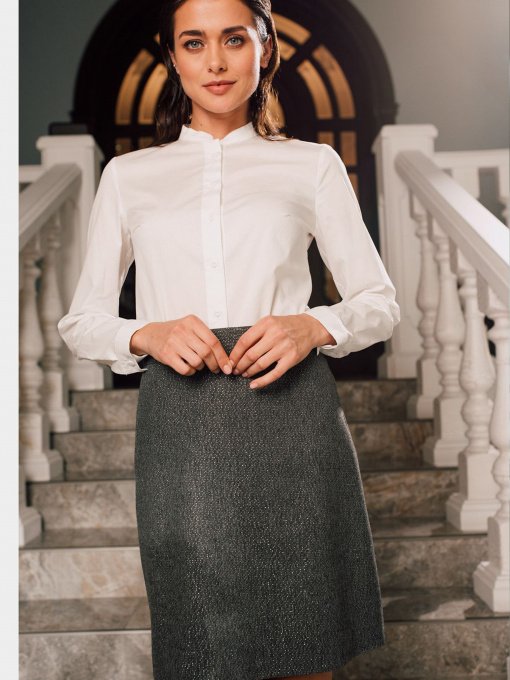 Юбки VOVK модель 09959 графіт Фото