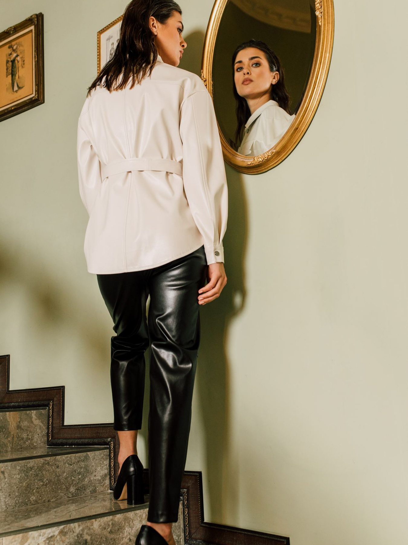 Блуза с длинным руквом VOVK модель 09797 молочний Фото