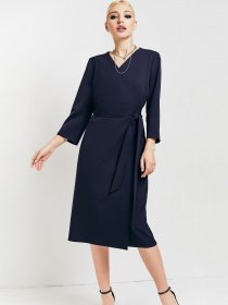 Сукні VOVK модель 010108 темно-синій Сукні VOVK модель 010108 темно-синій Фото