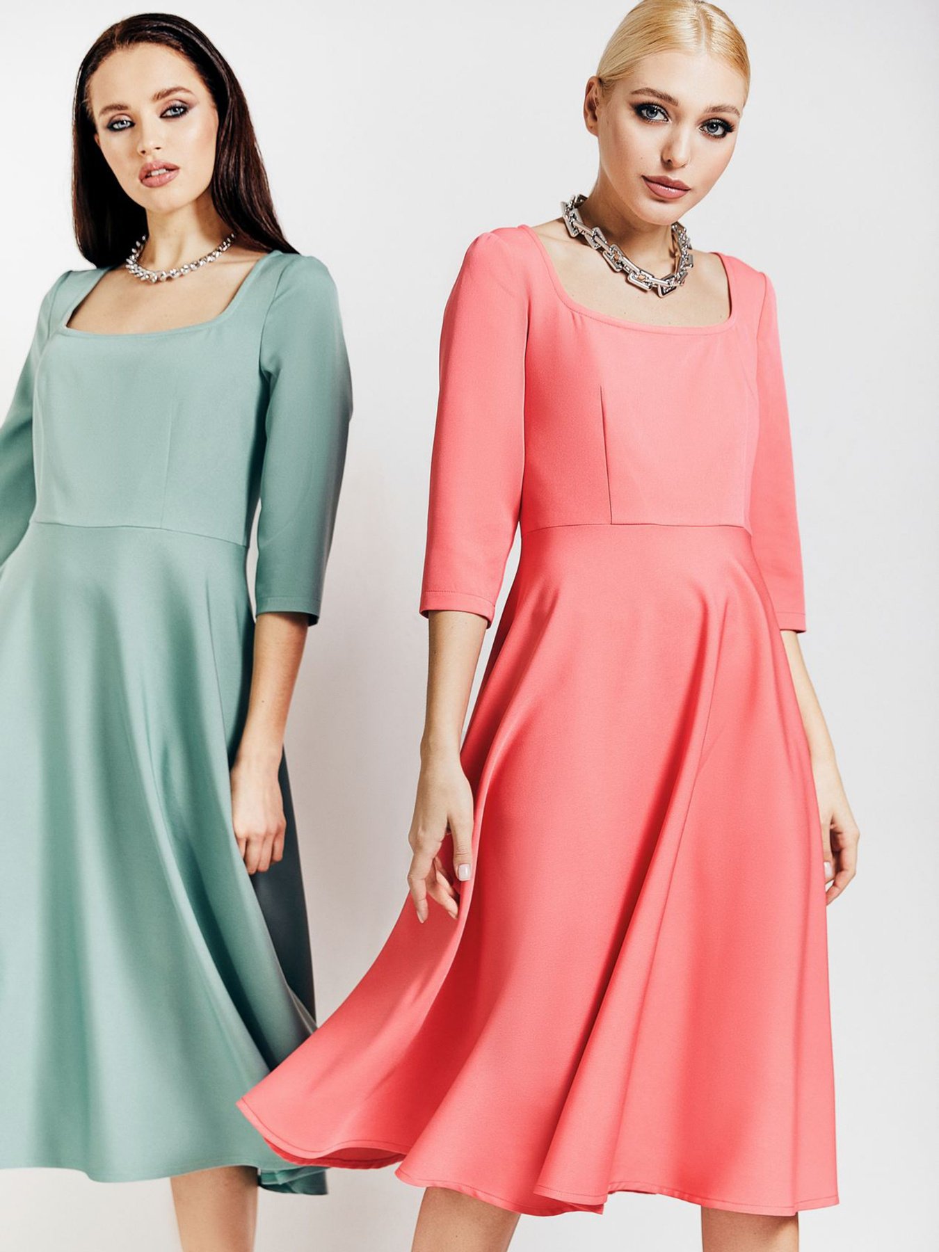 Сукні VOVK модель 010745 шалфей Фото