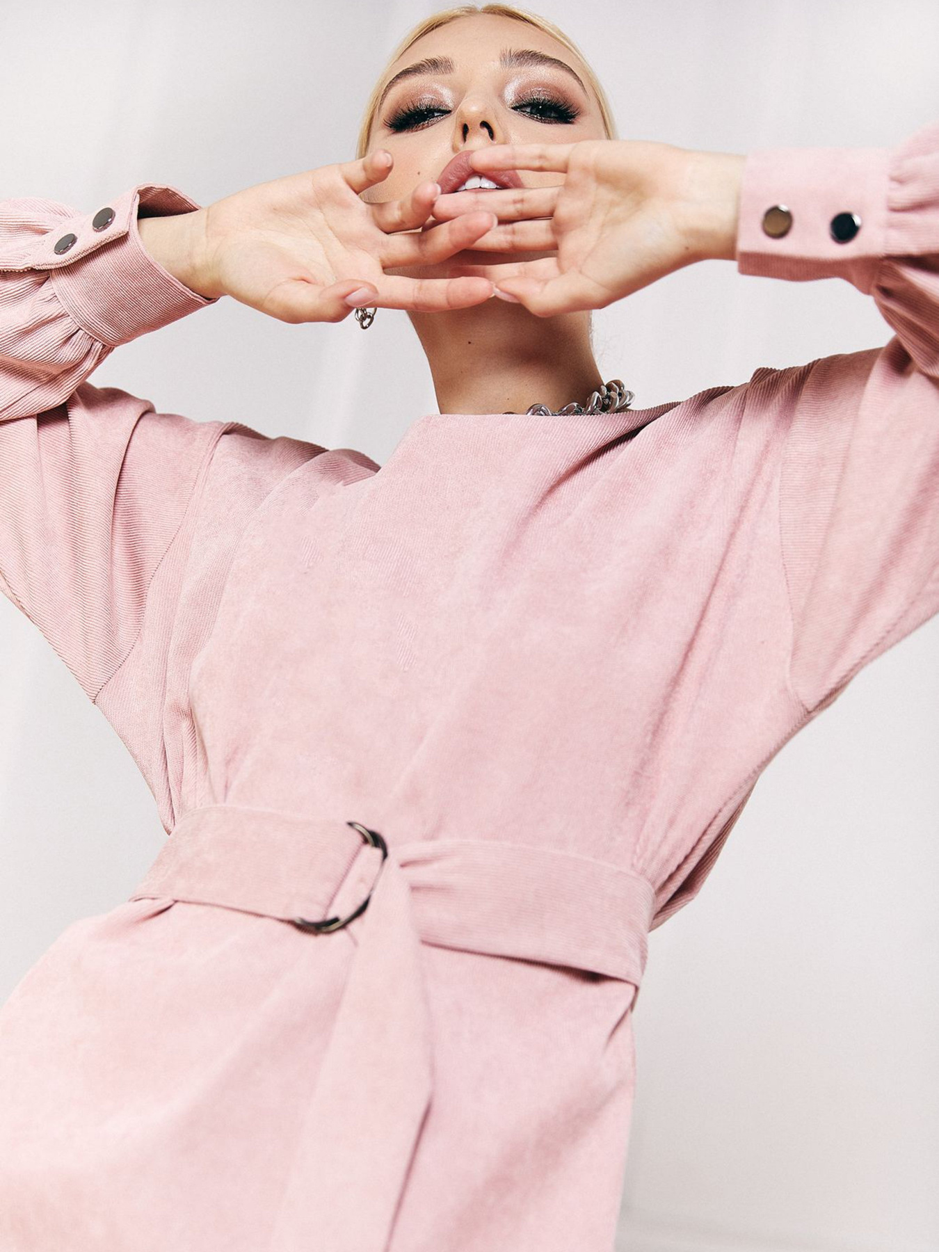 Сукні VOVK модель 010858 Рожевий Фото