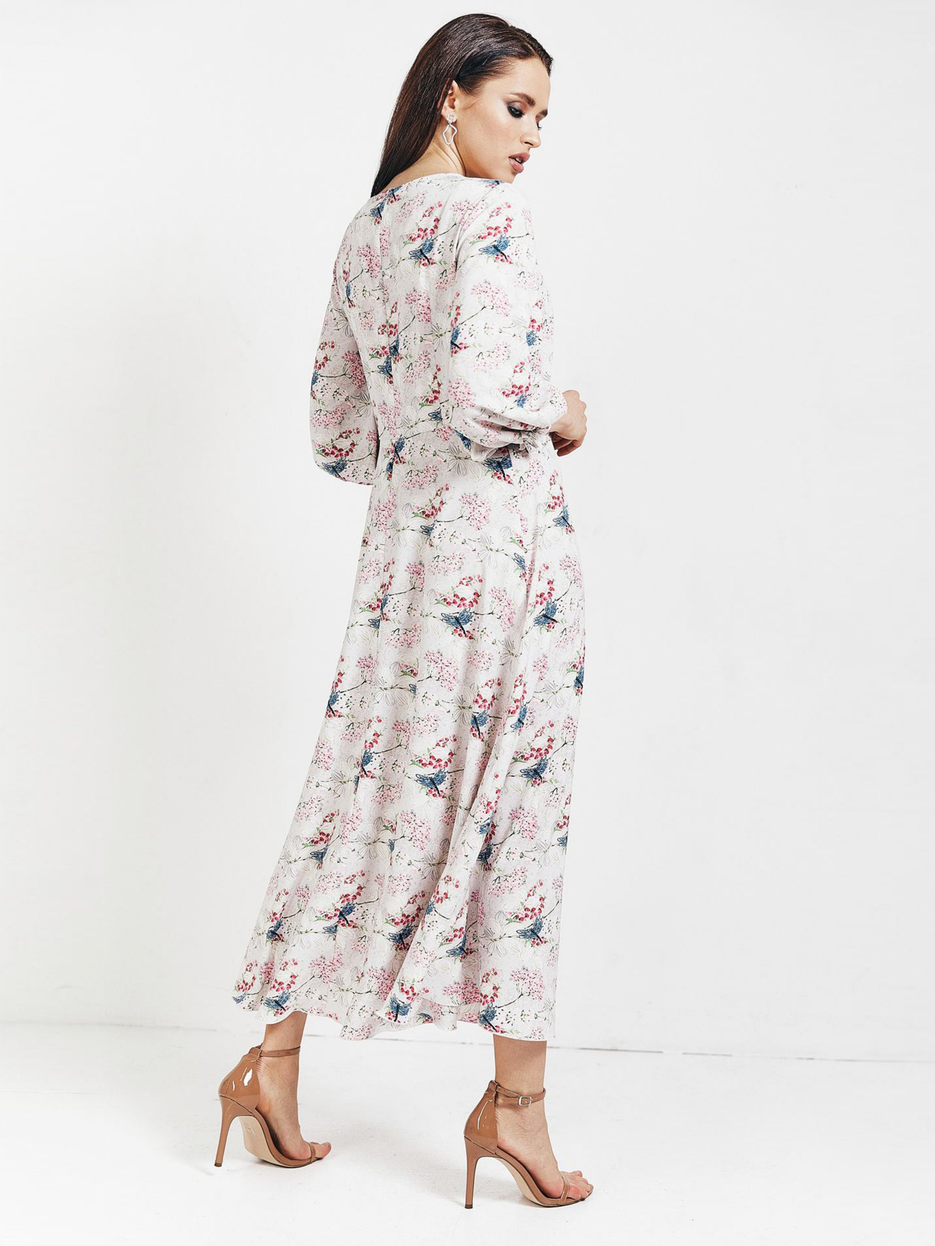 Платья VOVK модель 010928 квіти Фото