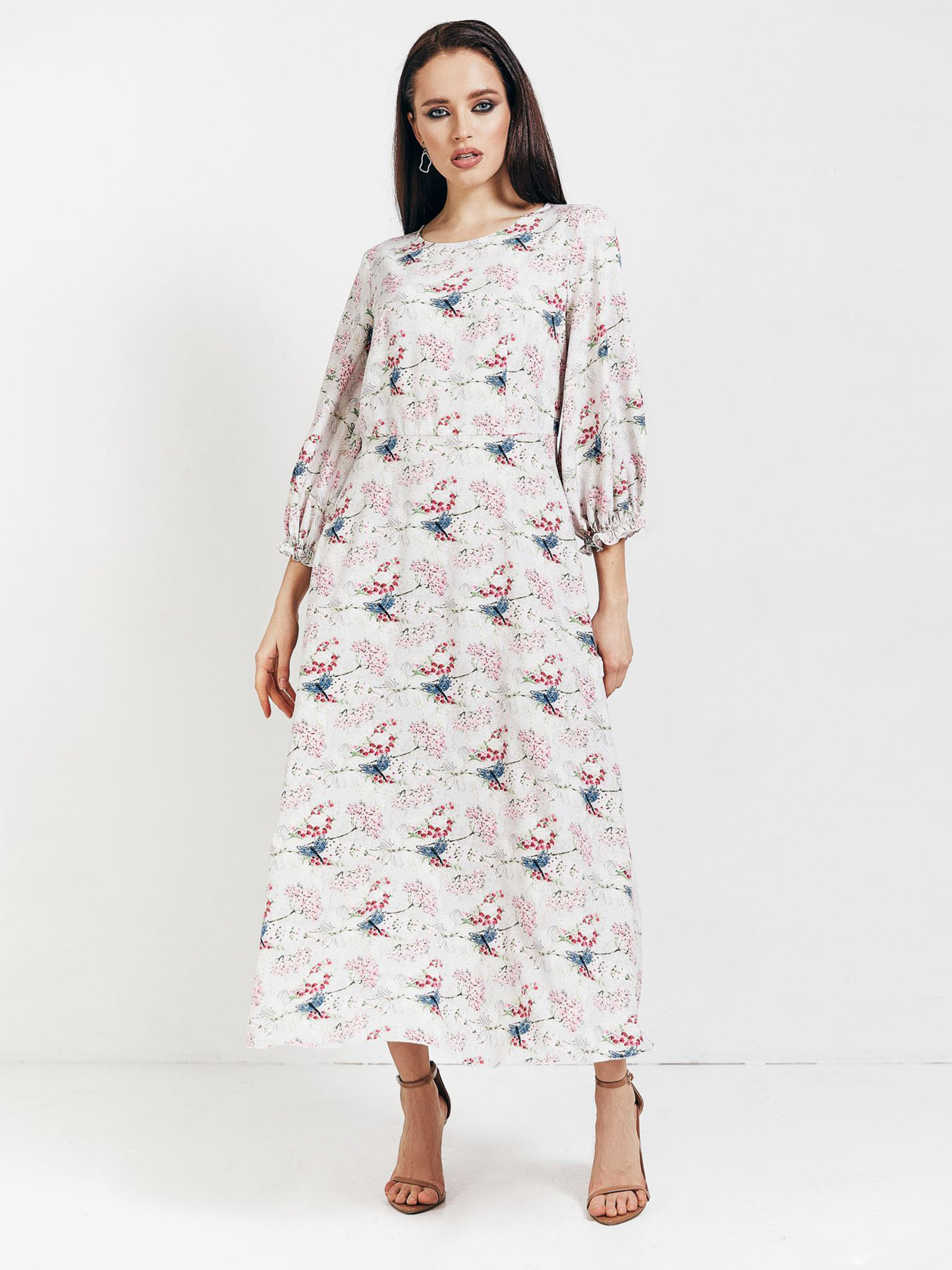 Платья VOVK модель 010928 квіти Фото