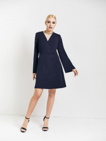 Сукні VOVK модель 010094 темно-синій Сукні VOVK модель 010094 темно-синій Фото