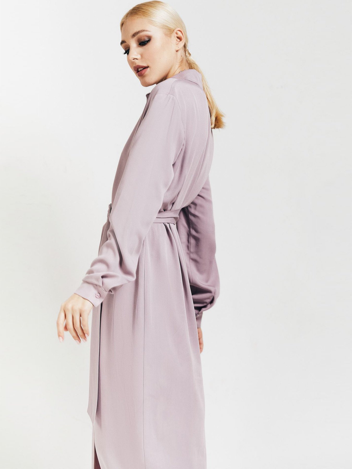 Платья VOVK модель 010260 фрезовий Фото