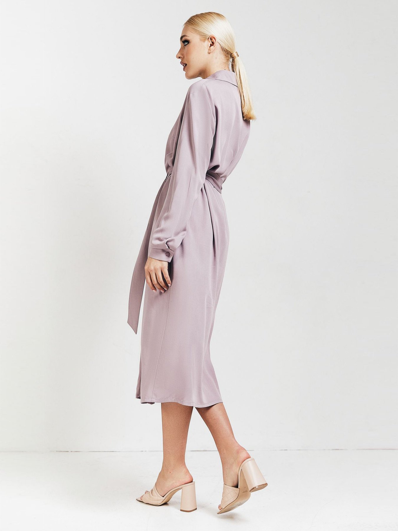 Платья VOVK модель 010260 фрезовий Фото