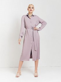 Платья VOVK модель 010260 фрезовий Фото