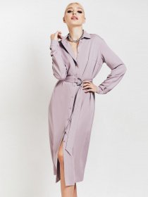 Платья VOVK модель 010260 фрезовий Фото