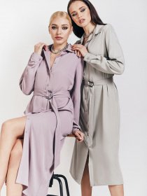 Платья VOVK модель 010259 шалфей Фото