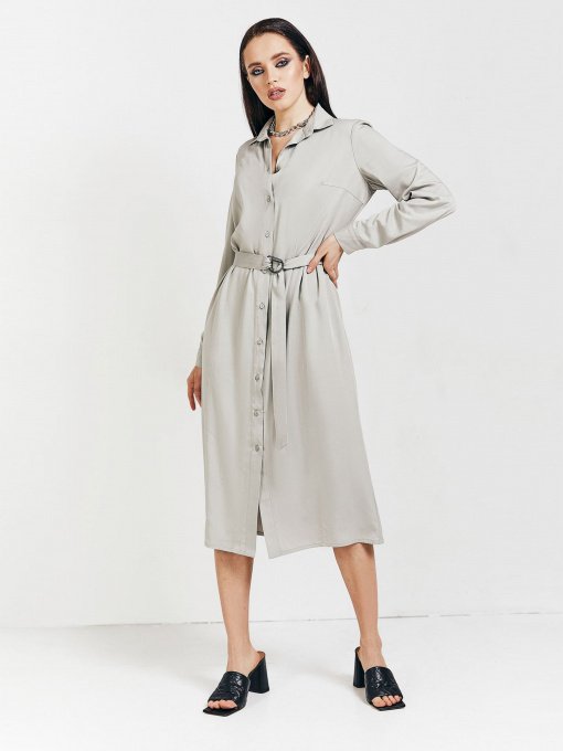 Платья VOVK модель 010259 шалфей Фото