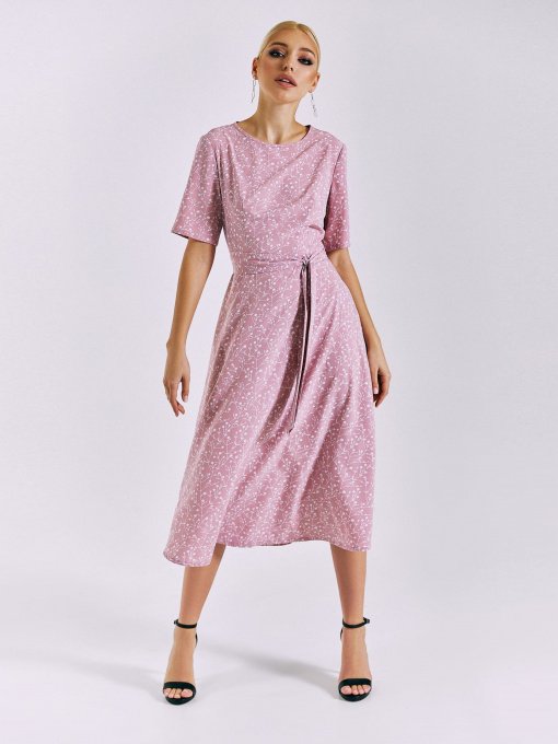 Платья VOVK модель 010890 фрезовий Фото